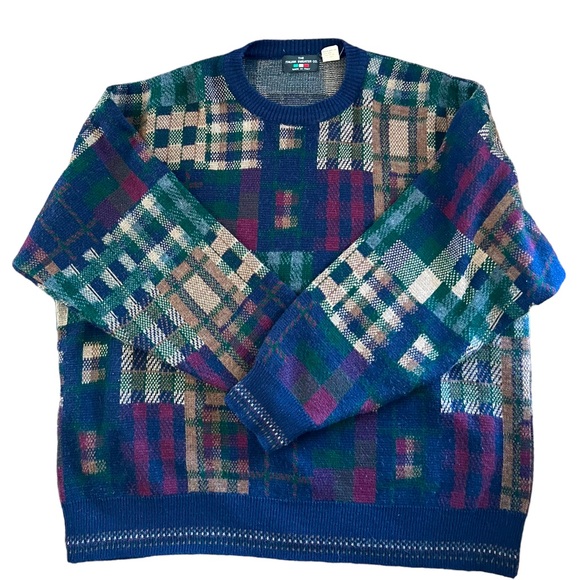 the Italian sweater.co Other - The Italian sweater.co Wool blend made in Italy grandpa sweater Sz XL